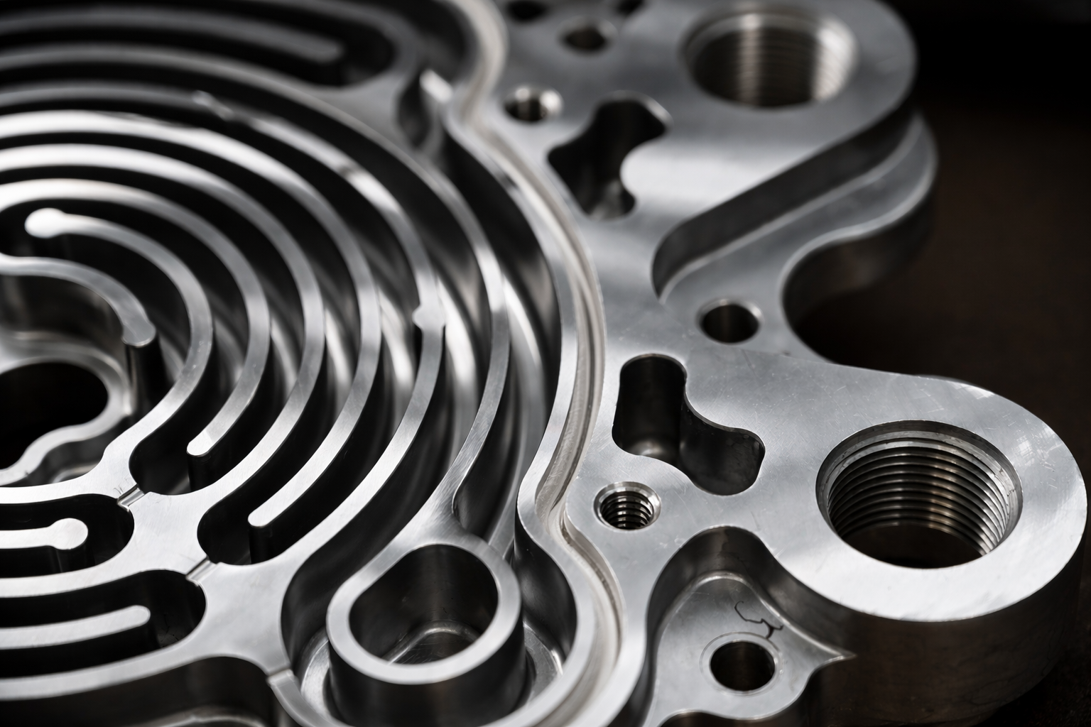 Finished aluminum part